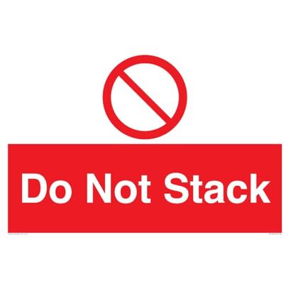 Viking Do Not Stack skylt – 600 x 400 mm – A2L Viking Do Not Stack skylt – 600 x 400 mm – A2L