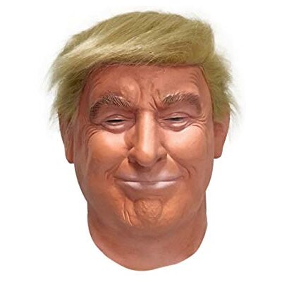LEKA NEIL realistisk kändismask – republikan presidentkandidatmask – Donald Trump-mask – latex helhuvud (orange, vuxenstorlek) LEKA NEIL realistisk kändismask – republikan presidentkandidatmask – Donald Trump-mask – latex helhuvud (orange, vuxenstorlek)