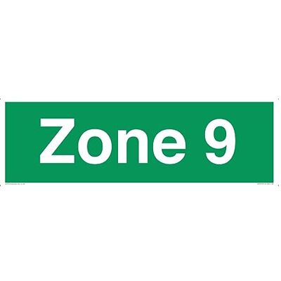 Viking Zon 9 skylt – 600 x 200 mm – L62 Viking Zon 9 skylt – 600 x 200 mm – L62