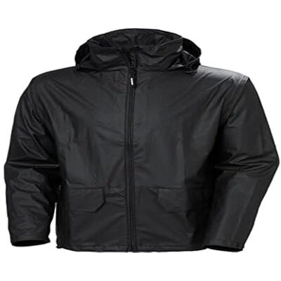 Helly Hansen Workwear regnjacka vattentät Voss Jacket 70180 arbetsväska 990, L, svart, 34-070180-990-L Helly Hansen Workwear regnjacka vattentät Voss Jacket 70180 arbetsväska 990, L, svart, 34-070180-990-L
