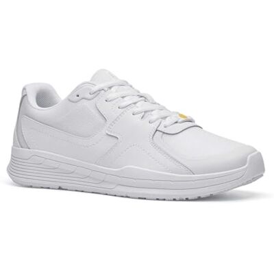 Shoes for Crews Skor för Crews arbetsskor Condor II unisex – bekväma, robusta arbetsskor med halkfri sula, mjukt läder, stänkskydd, OB E SRC ESD – kvinnor och män, Vit unisex, 41 EU Shoes for Crews Skor för Crews arbetsskor Condor II unisex – bekväma, robusta arbetsskor med halkfri sula, mjukt läder, stänkskydd, OB E SRC ESD – kvinnor och män, Vit unisex, 41 EU