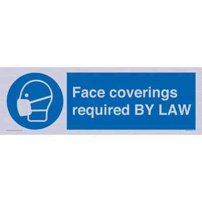 Viking Ansiktsskydd krävs av LAW skylt – 450 x 150 mm – L41 Viking Ansiktsskydd krävs av LAW skylt – 450 x 150 mm – L41