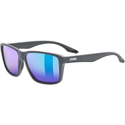 Uvex solus Sportglasögon för damer och herrar 100% UVA-, UVB- och UVC-skydd spegelglas matt grå/spegel grön en storlek Uvex solus Sportglasögon för damer och herrar 100% UVA-, UVB- och UVC-skydd spegelglas matt grå/spegel grön en storlek