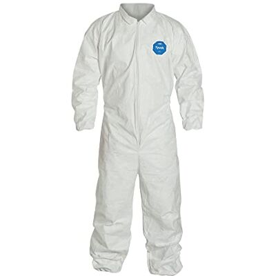DuPont Tyvek 400 TY125S skyddskåpa, engångs, elastisk manschett, vit, 3XL (förpackning med 25) DuPont Tyvek 400 TY125S skyddskåpa, engångs, elastisk manschett, vit, 3XL (förpackning med 25)