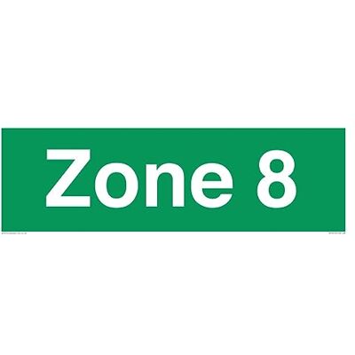 Viking Zon 8 skylt – 600 x 200 mm – L62 Viking Zon 8 skylt – 600 x 200 mm – L62
