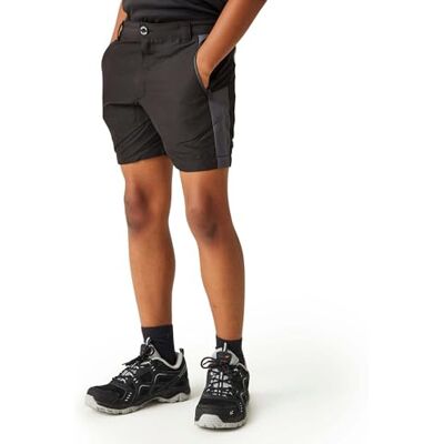 Regatta Unisex barn Sorcer Mntshrtiii shorts, Svart, 9-10 Years Regatta Unisex barn Sorcer Mntshrtiii shorts, Svart, 9-10 Years
