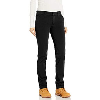 Dickies dam raka ben byxor arbete verktyg, Svart, 27W x 27L Dickies dam raka ben byxor arbete verktyg, Svart, 27W x 27L