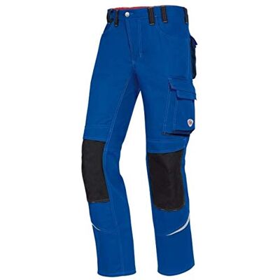 BP Comfort Plus 1803-720-13 arbetsbyxor – elastiskt band på baksidan – midjeveck – normal passform – storlek: 58 s – färg: kungsblå BP Comfort Plus 1803-720-13 arbetsbyxor – elastiskt band på baksidan – midjeveck – normal passform – storlek: 58 s – färg: kungsblå