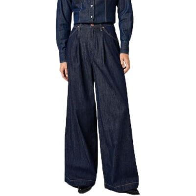 Wrangler Damjeans, pleerade byxor, lös passform, vida ben, Sadel, 30W x 32L Wrangler Damjeans, pleerade byxor, lös passform, vida ben, Sadel, 30W x 32L