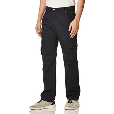 Dickies Herr Tough Max Duck Cargo Pant Work Utility, Stonewashed svart, 44W X 32L Dickies Herr Tough Max Duck Cargo Pant Work Utility, Stonewashed svart, 44W X 32L