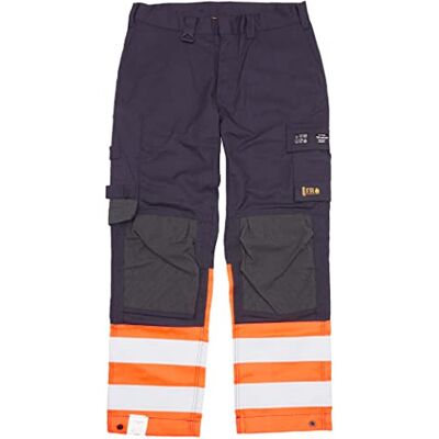 Blåkläder Blaklader 148815138953C48 multinorm inhärent arbetsbyxor, marinblå/orange, storlek C48 Blåkläder Blaklader 148815138953C48 multinorm inhärent arbetsbyxor, marinblå/orange, storlek C48