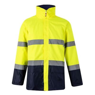 VELILLA 306002 tvåfärgad parkas, marinblå och fluorgul, storlek L, Marinblå och fluorgul, L VELILLA 306002 tvåfärgad parkas, marinblå och fluorgul, storlek L, Marinblå och fluorgul, L