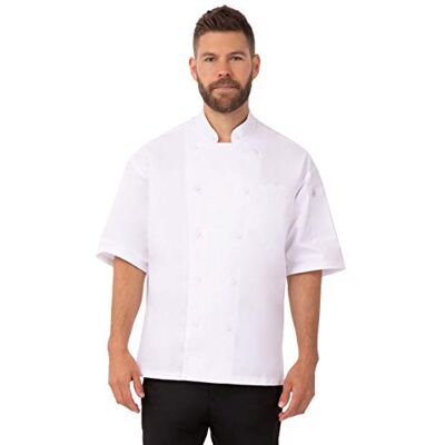 Chef Works unisexs kockjackor, L, Vitt, 1 Chef Works unisexs kockjackor, L, Vitt, 1