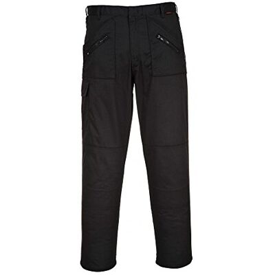 Portwest S887 Comfort Förstärkt Knä Action Byxa Svart Kort, 40 Portwest S887 Comfort Förstärkt Knä Action Byxa Svart Kort, 40