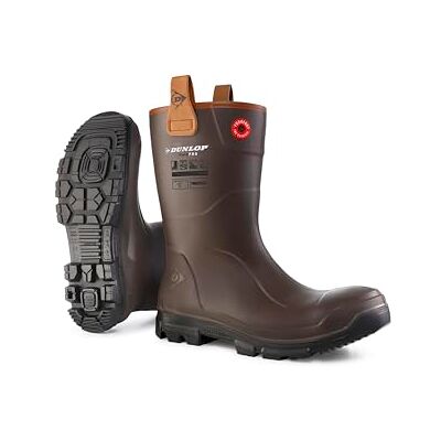 Dunlop RigPRO Full Safety, Construction Boot Unisex Vuxen, Mörkbrun, 43 EU, Mörkbrun, 43 EU Dunlop RigPRO Full Safety, Construction Boot Unisex Vuxen, Mörkbrun, 43 EU, Mörkbrun, 43 EU