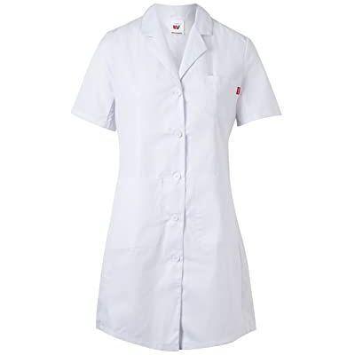 VELILLA 539003; Sektionerad morgonrock kortärmad dam; färg vit; storlek XS, Vit, Estandar VELILLA 539003; Sektionerad morgonrock kortärmad dam; färg vit; storlek XS, Vit, Estandar