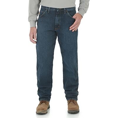 Wrangler Riggs Workwear mens Fr Advanced Comfort Relaxed Fit Jean Work Utility Pants, Midstone, 32W x 36L US Wrangler Riggs Workwear mens Fr Advanced Comfort Relaxed Fit Jean Work Utility Pants, Midstone, 32W x 36L US