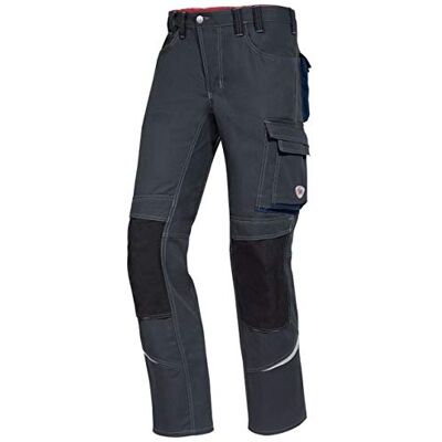 BP Comfort Plus 1803-720-56 arbetsbyxor – elastiskt band på baksidan – midjeveck – normal passform – storlek: 58 l – färg: antracit BP Comfort Plus 1803-720-56 arbetsbyxor – elastiskt band på baksidan – midjeveck – normal passform – storlek: 58 l – färg: antracit