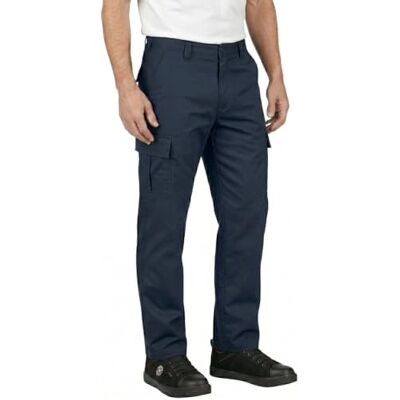 Lee Cooper Män klassiska arbetskläder byxa lastbyxor marinblå 36 W/31 L (vanlig) Lee Cooper Män klassiska arbetskläder byxa lastbyxor marinblå 36 W/31 L (vanlig)