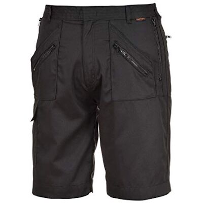 Portwest S889 Elastiska Arbetskläder Säkerhetsshorts Svart, 4XL Portwest S889 Elastiska Arbetskläder Säkerhetsshorts Svart, 4XL