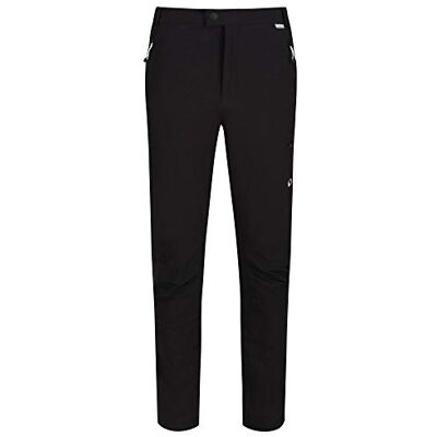 Regatta Highon vinterbyxor stretch ultra stretchiga mäns vattenavvisande och UV-skydd med elastisk midja och fickor med dragkedja, svart, FR: 5XL Tillverkare: 44 tum Regatta Highon vinterbyxor stretch ultra stretchiga mäns vattenavvisande och UV-skydd med elastisk midja och fickor med dragkedja, svart, FR: 5XL Tillverkare: 44 tum