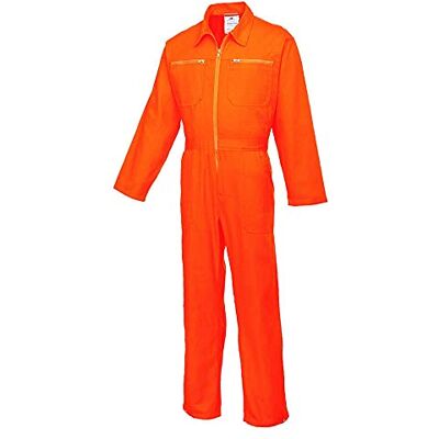 Portwest C811ORRM overall av bomull, orange, medium Portwest C811ORRM overall av bomull, orange, medium