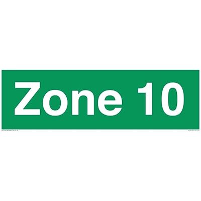 Viking Zon 10 skylt 450x150 mm L41 Viking Zon 10 skylt 450x150 mm L41