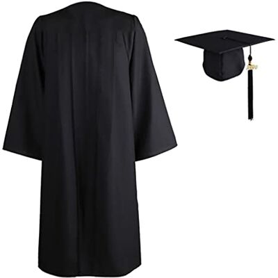 EULLA di laurea examen uniform, Nero, barnstorlek 27 unisex, Nero, Child size 27 EULLA di laurea examen uniform, Nero, barnstorlek 27 unisex, Nero, Child size 27