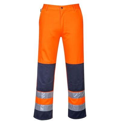 Portwest PORTX71ONRXXL – Sevilla Hi-Vis byxor OrNa – XXL R – XXL EU / XXL UK Portwest PORTX71ONRXXL – Sevilla Hi-Vis byxor OrNa – XXL R – XXL EU / XXL UK