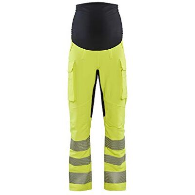 Blåkläder Blaklader 710016423399XS 4-vägs stretch hi-vis omstandshose, hög vit gul/svart, storlek Xs Blåkläder Blaklader 710016423399XS 4-vägs stretch hi-vis omstandshose, hög vit gul/svart, storlek Xs