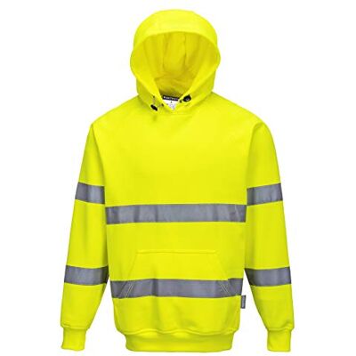 Portwest B304YER4XL Hi-Vis huvtröja, vanlig, storlek: 4X-Large, gul Portwest B304YER4XL Hi-Vis huvtröja, vanlig, storlek: 4X-Large, gul
