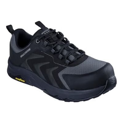 Skechers mäns Speed-Flex Trekker Fire & Safety Boot, Svart, 9.5 UK, Svart, 44 EU Skechers mäns Speed-Flex Trekker Fire & Safety Boot, Svart, 9.5 UK, Svart, 44 EU