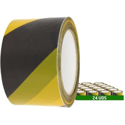 Amig 24-pack varningstejper För varningssignalering och varning Vattentåliga och flexibla Lågdensitetspolyeten LDPE 70 mm x 200 m Gul och svart tejp Amig 24-pack varningstejper För varningssignalering och varning Vattentåliga och flexibla Lågdensitetspolyeten LDPE 70 mm x 200 m Gul och svart tejp