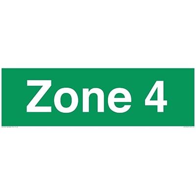 Viking Zon 4 skylt 450x150 mm L41 Viking Zon 4 skylt 450x150 mm L41