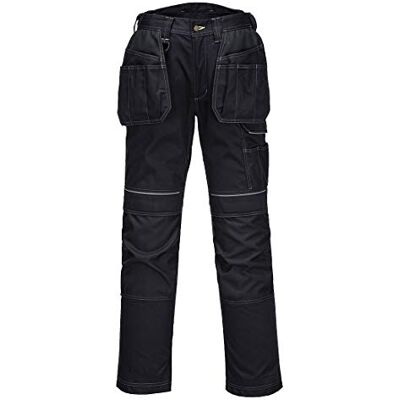 Portwest AmazonUkkitchen T602BKR urban hölster arbetsbyxor,, 46, Svart, 1 Portwest AmazonUkkitchen T602BKR urban hölster arbetsbyxor,, 46, Svart, 1