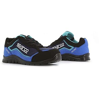 Sparco Teamwork Scarpa Antinfortunistica Da Lavoro – Bassa Per Uomo E Donna – Nitro – S3 SRC, unisex brand- och säkerhetsstövel, Nero Blu , 43 EU Sparco Teamwork Scarpa Antinfortunistica Da Lavoro – Bassa Per Uomo E Donna – Nitro – S3 SRC, unisex brand- och säkerhetsstövel, Nero Blu , 43 EU