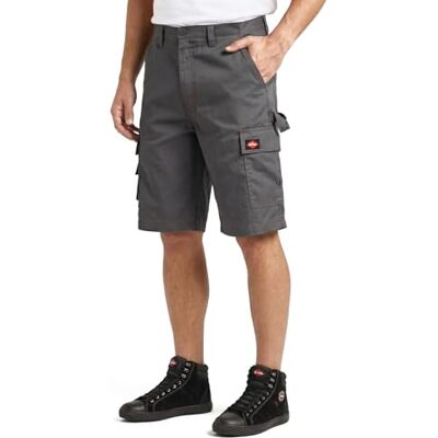 Lee Cooper Workwear LCSHO806 herr flera fickor arbetssäkerhetsbyxor lastshorts, 42W, Grå, 1 Lee Cooper Workwear LCSHO806 herr flera fickor arbetssäkerhetsbyxor lastshorts, 42W, Grå, 1
