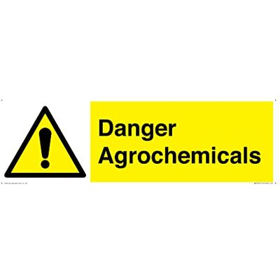 Viking Danger Agrochemicals skylt 450 x 150 mm L41 Viking Danger Agrochemicals skylt 450 x 150 mm L41