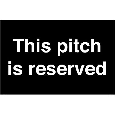 Viking Denna pitch är reserverad skylt 600 x 400 mm A2L Viking Denna pitch är reserverad skylt 600 x 400 mm A2L