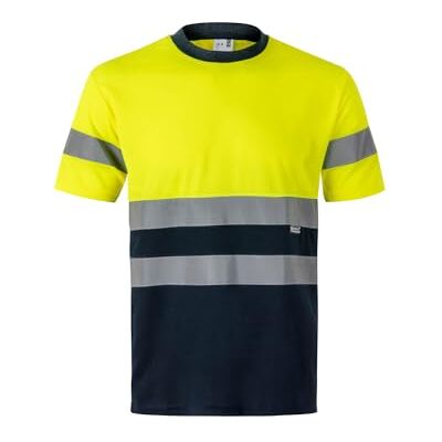 VELILLA T-Shirt Kortärmad med hög synlighet och reflekterande band. EN ISO 13688:2013 / EN ISO 20471:2013 + A1:2016. Unisex, Gul, XL VELILLA T-Shirt Kortärmad med hög synlighet och reflekterande band. EN ISO 13688:2013 / EN ISO 20471:2013 + A1:2016. Unisex, Gul, XL