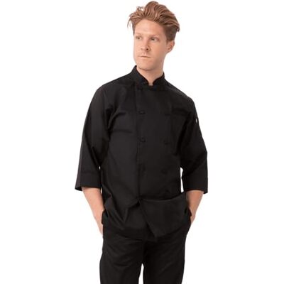 Chef Works Herr JlclBLK2xl kockjackor, svart, XXL UK Chef Works Herr JlclBLK2xl kockjackor, svart, XXL UK