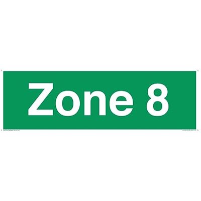 Viking Zon 8 skylt 450x150 mm L41 Viking Zon 8 skylt 450x150 mm L41