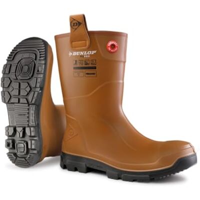 Dunlop Purofort Rigpro Industrial Boot för män, Brun, 43 EU Dunlop Purofort Rigpro Industrial Boot för män, Brun, 43 EU
