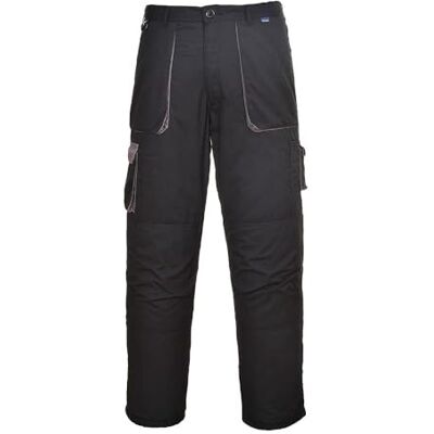 Portwest TX11 kontrasterande byxor, svart, storlek 3XL Portwest TX11 kontrasterande byxor, svart, storlek 3XL