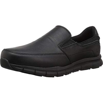 Skechers for Work Men's Nampa-Groton Food Service Shoe,black polyurethane,9 W US Skechers for Work Men's Nampa-Groton Food Service Shoe,black polyurethane,9 W US