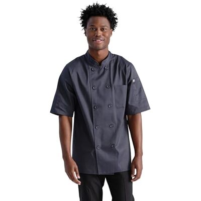 Chef Works Unisex Volnay kockrock, träkol, X-Small Chef Works Unisex Volnay kockrock, träkol, X-Small