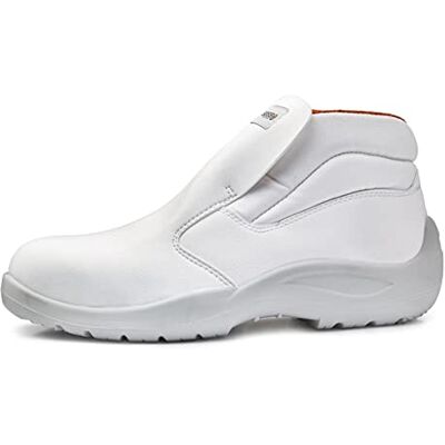BASE Protection Base BO510 Argo S2 SRC Hygien Safety Slipon Boot för män, Vitt, 39.5 EU BASE Protection Base BO510 Argo S2 SRC Hygien Safety Slipon Boot för män, Vitt, 39.5 EU