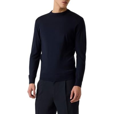 GUESS Men'sNEVEN CN TECH ull SWTRSWEATERSSMART BLÅ storlek L längd N GUESS Men'sNEVEN CN TECH ull SWTRSWEATERSSMART BLÅ storlek L längd N