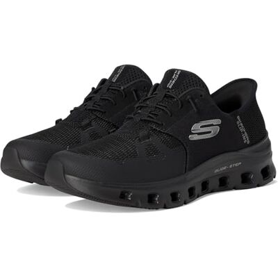 Skechers herr Glide Step Pro Sr Handfree Slip Ins hälkudde sjukvård professionell sko, Svart, 45 EU Skechers herr Glide Step Pro Sr Handfree Slip Ins hälkudde sjukvård professionell sko, Svart, 45 EU