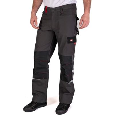 Lee Cooper Arbetskläder herr flera fickor last arbete säkerhetsbyxor, grå, 38W/31R Lee Cooper Arbetskläder herr flera fickor last arbete säkerhetsbyxor, grå, 38W/31R